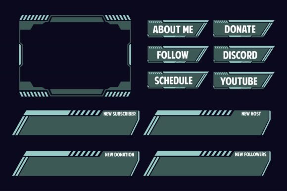 Download Gaming Webcam Elements for Live Streamer - Webcam Collection