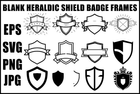 Download VintageHeraldic Shield Sword SVG - Premium Bundle